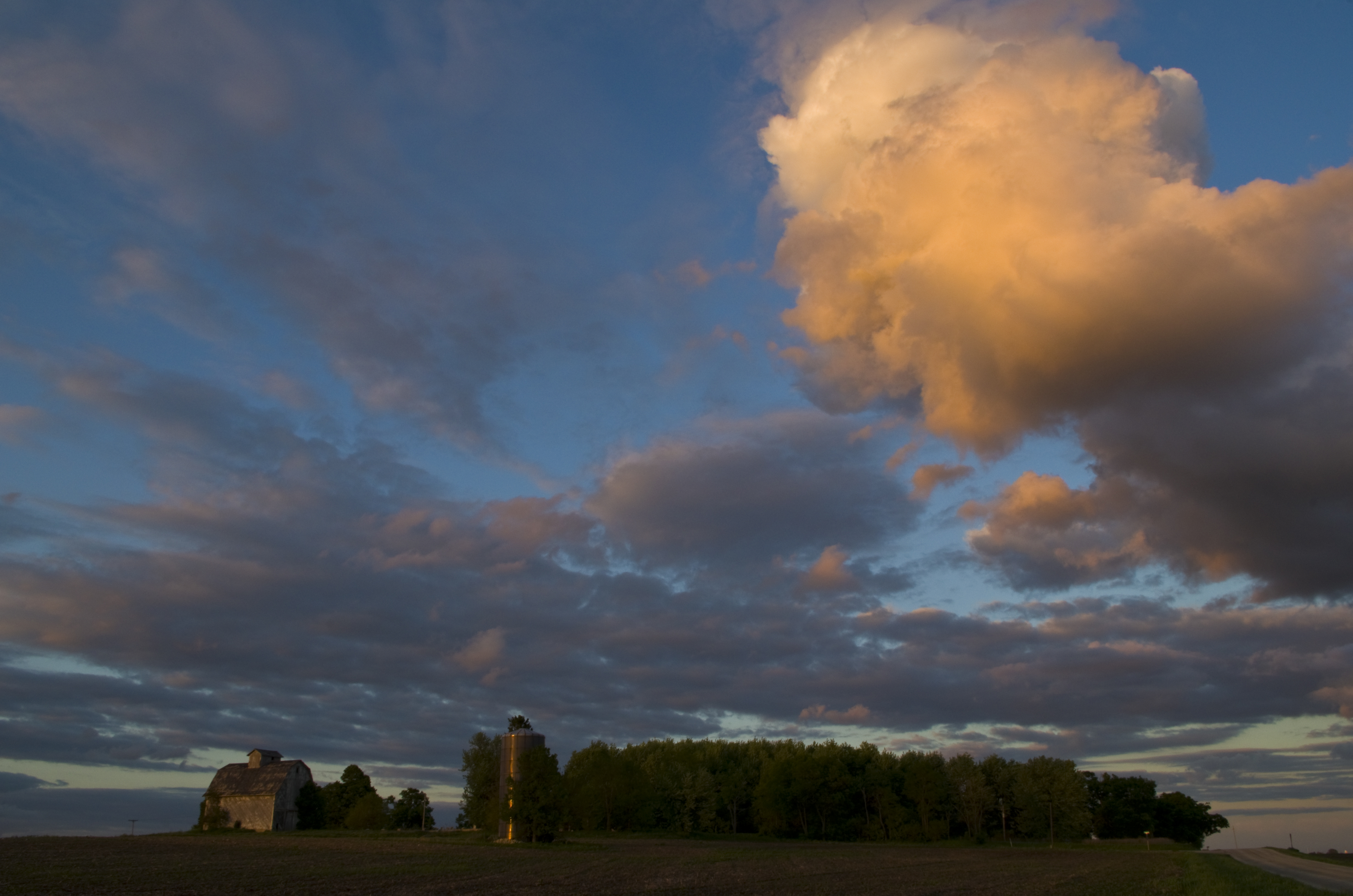 the barn